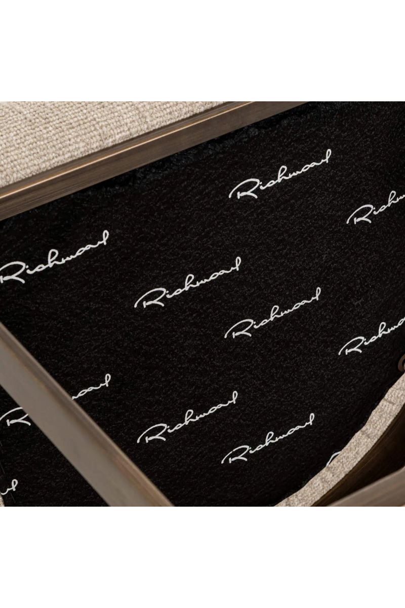 Tabouret de Bar en Porte-à-Faux Crème | Richmond Ellis | OROA.fr