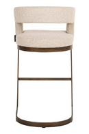 Tabouret de Bar en Porte-à-Faux Crème | Richmond Ellis | OROA.fr