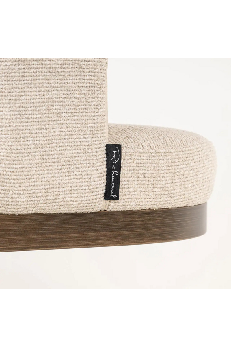 Tabouret de Bar en Porte-à-Faux Crème | Richmond Ellis | OROA.fr