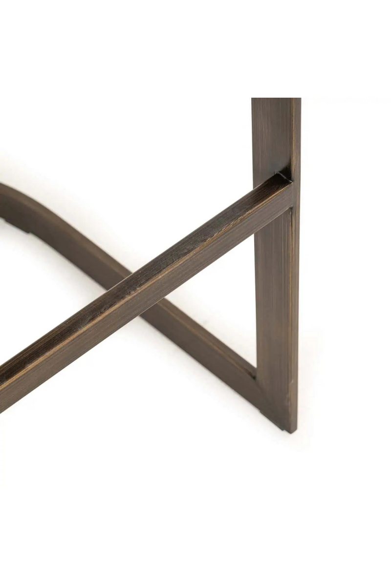 Tabouret de Bar en Porte-à-Faux Crème | Richmond Ellis | OROA.fr