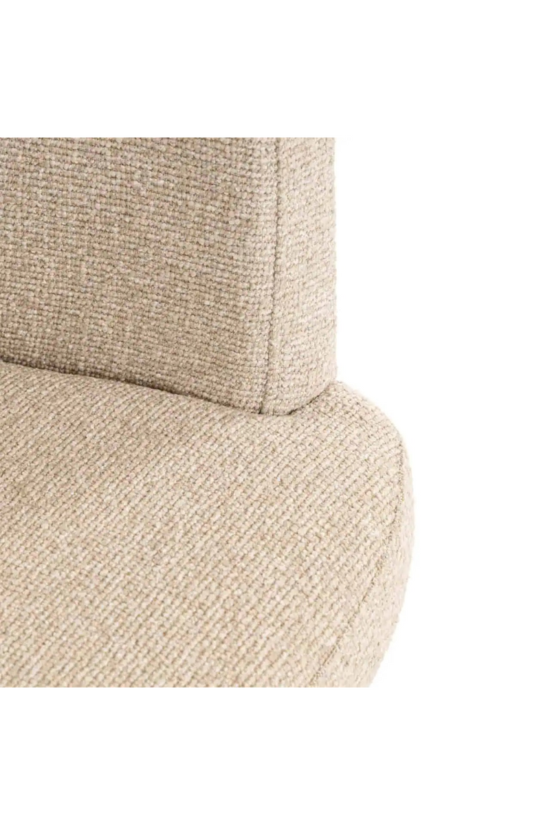 Tabouret de Bar/Comptoir Pivotant Crème | Richmond Cheyenne | OROA.fr