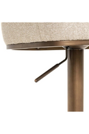 Tabouret de Bar/Comptoir Pivotant Crème | Richmond Cheyenne | OROA.fr