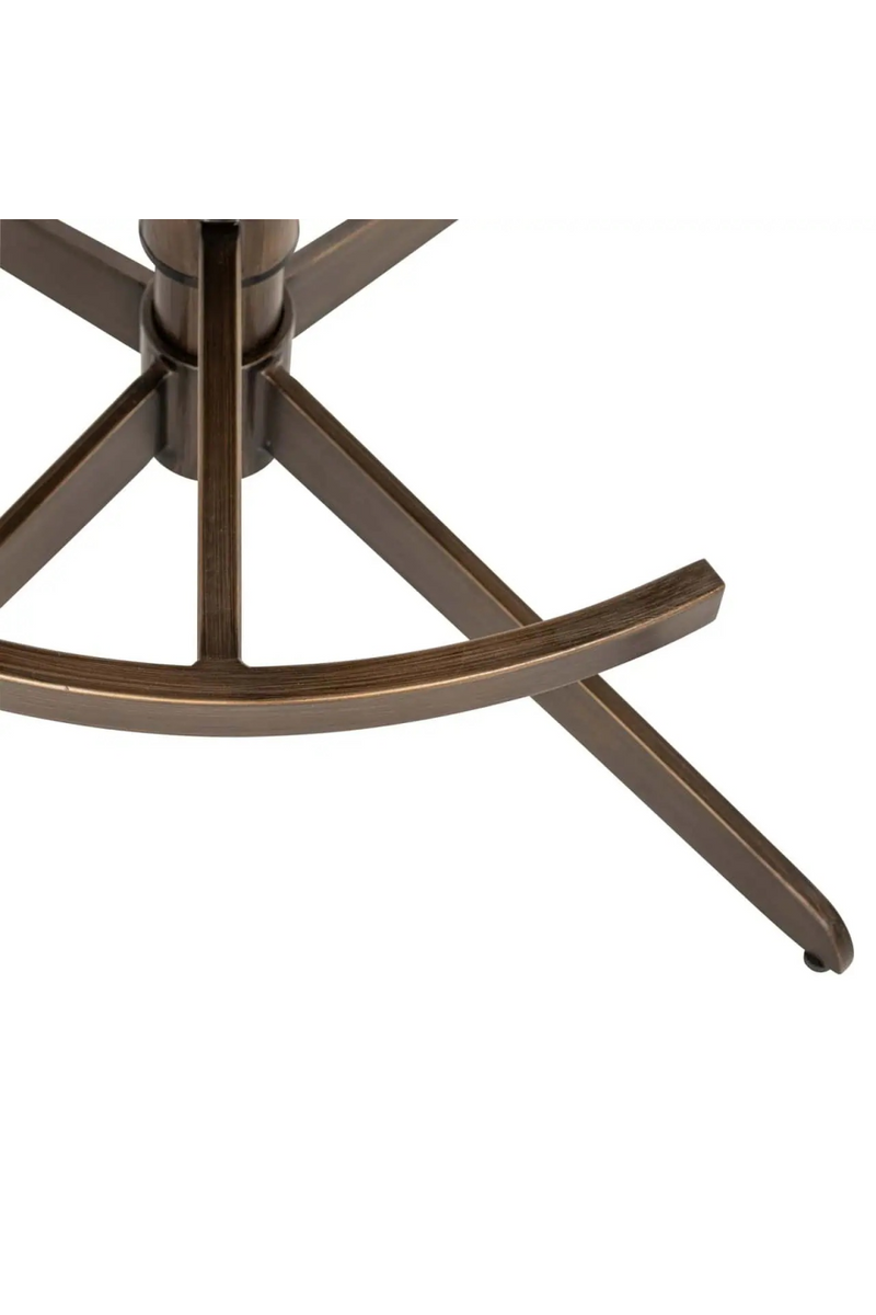 Tabouret de Bar/Comptoir Pivotant Crème | Richmond Cheyenne | OROA.fr