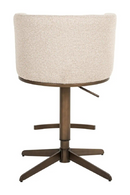 Tabouret de Bar/Comptoir Pivotant Crème | Richmond Cheyenne | OROA.fr