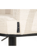 Tabouret De Bar/Comptoir Pivotant Graphique Beige | Richmond Cheyenne | OROA.fr