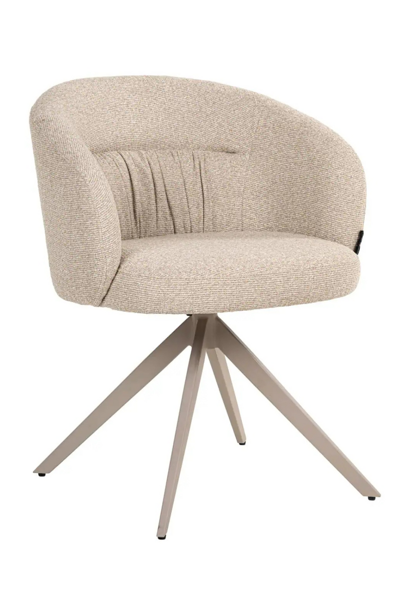 Chaise de Salle à Manger Pivotante Crème | Richmond Olivia | OROA.fr