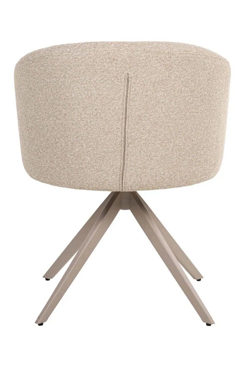 Chaise de Salle à Manger Pivotante Crème | Richmond Olivia | OROA.fr