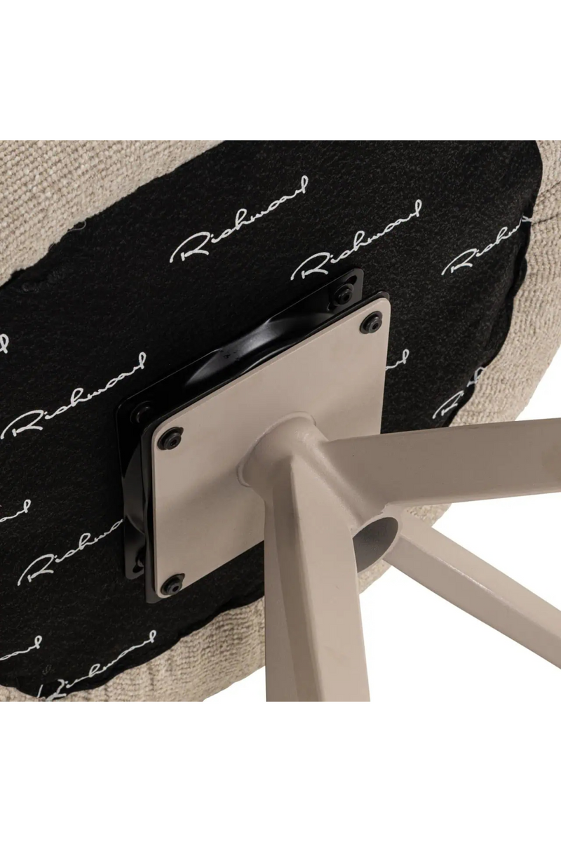 Chaise de Salle à Manger Pivotante Crème | Richmond Olivia | OROA.fr