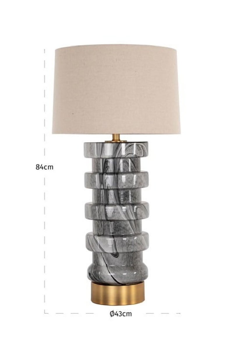 Lampe de table à base en fer | Richmond Interiors Jaylee | OROA.fr