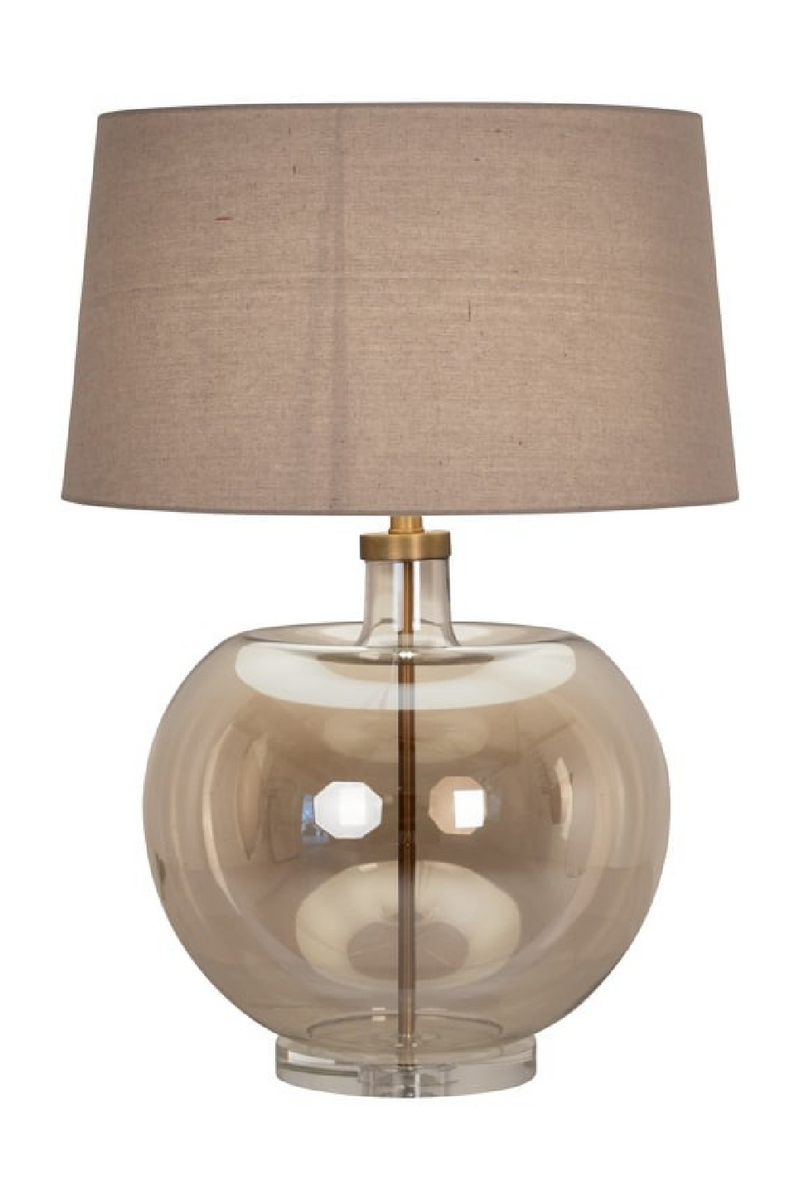 Lampe de table en verre ambré | Richmond Interiors Jazzy | OROA.fr