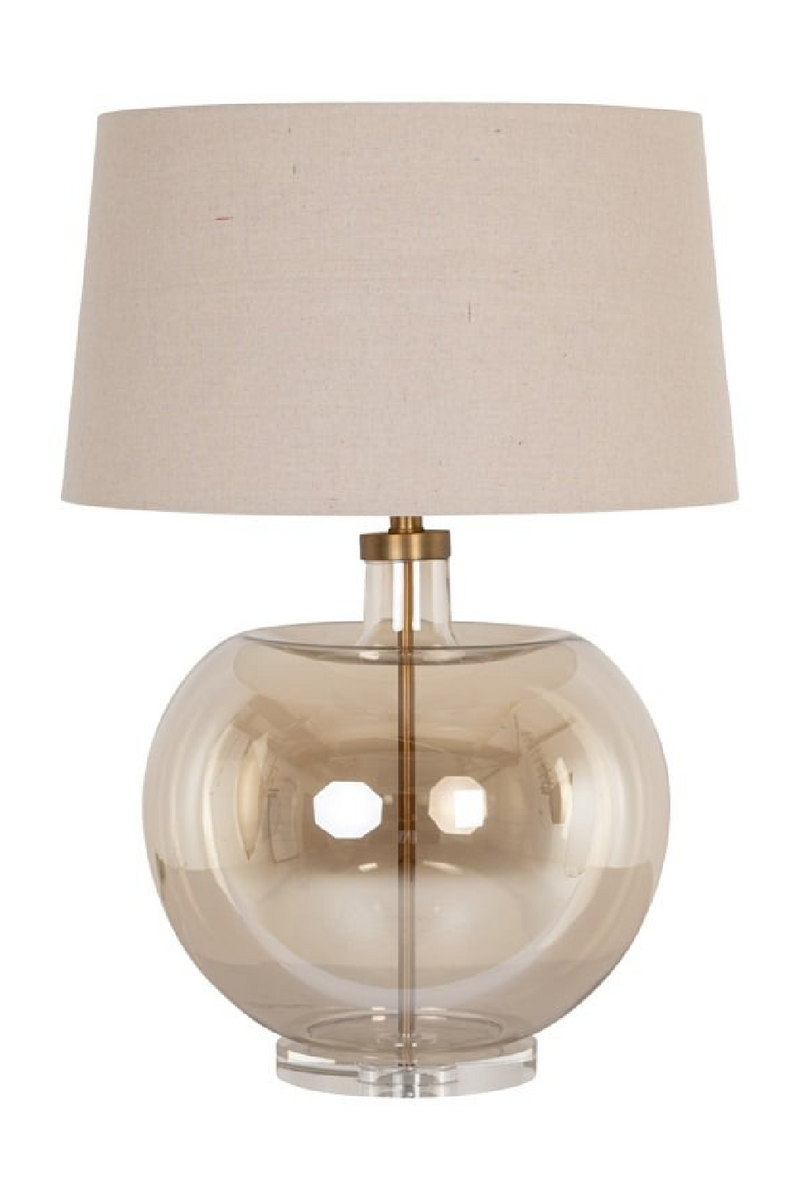 Lampe de table en verre ambré | Richmond Interiors Jazzy | OROA.fr
