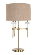 Lampe de table en or brossé | Richmond Interiors Josie | OROA.fr