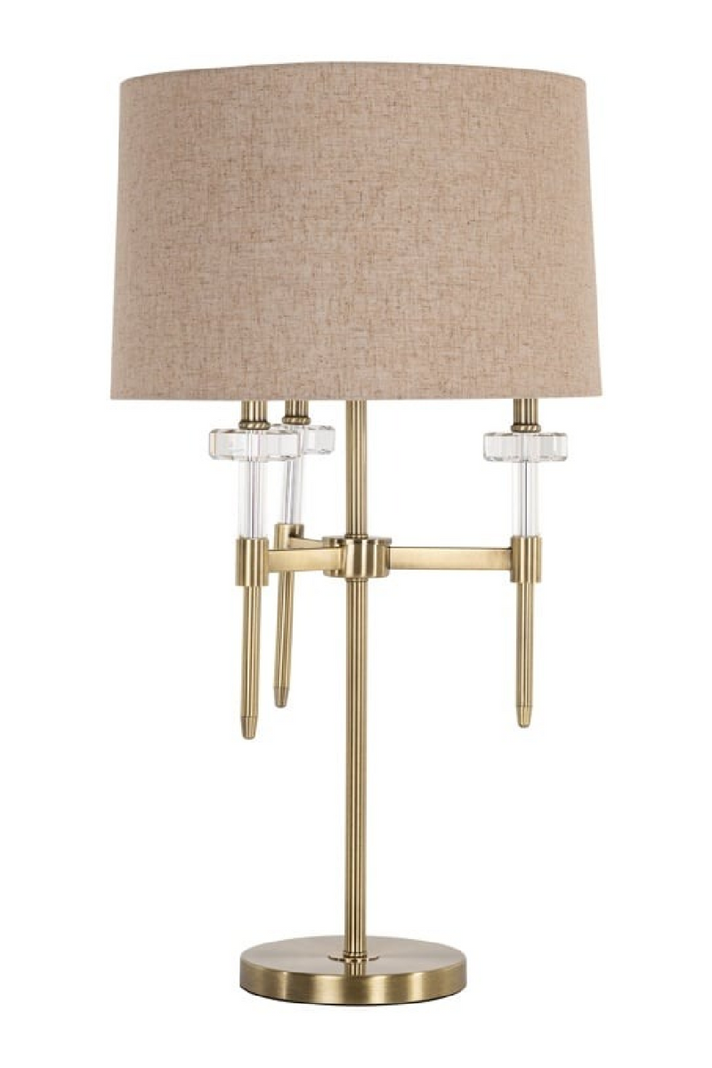 Lampe de table en or brossé | Richmond Interiors Josie | OROA.fr