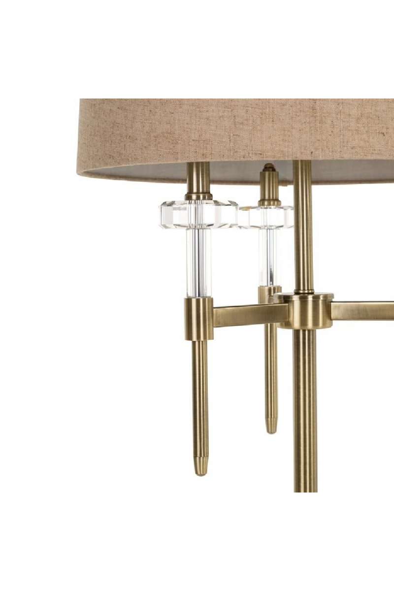 Lampadaire en or brossé | Richmond Interiors Josie | OROA.fr