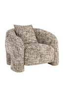 Fauteuil lounge brun à dossier courbé | Richmond Interiors Tuscany | OROA.fr