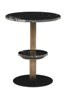 Table d’appoint avec plateaux en marbre noir | Richmond Tibby | OROA.fr