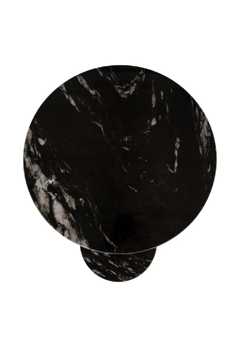 Table d’appoint avec plateaux en marbre noir | Richmond Tibby | OROA.fr