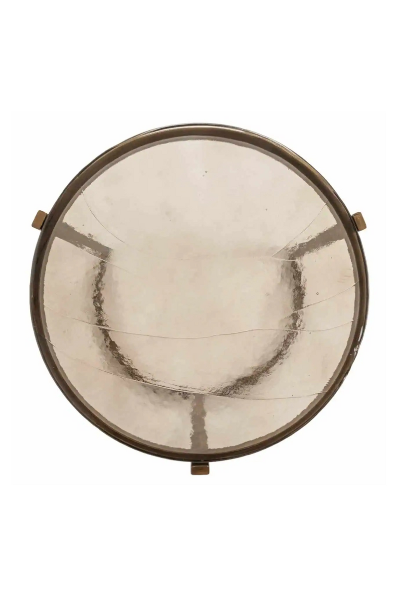 Tables D’appoint Imbriquées A Cadre Doré (2) | Richmond Interiors Cleo | OROA.fr