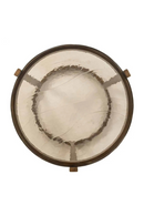 Tables D’appoint Imbriquées A Cadre Doré (2) | Richmond Interiors Cleo | OROA.fr