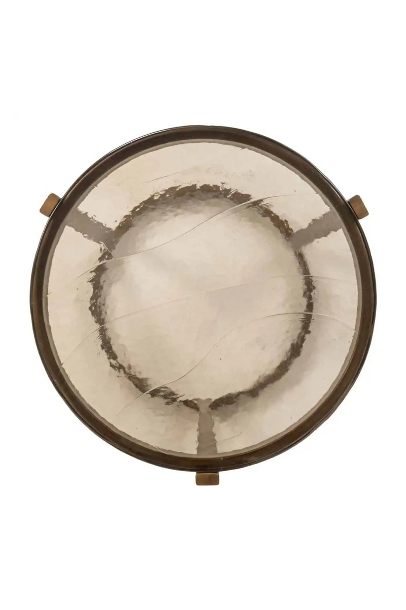 Tables D’appoint Imbriquées A Cadre Doré (2) | Richmond Interiors Cleo | OROA.fr