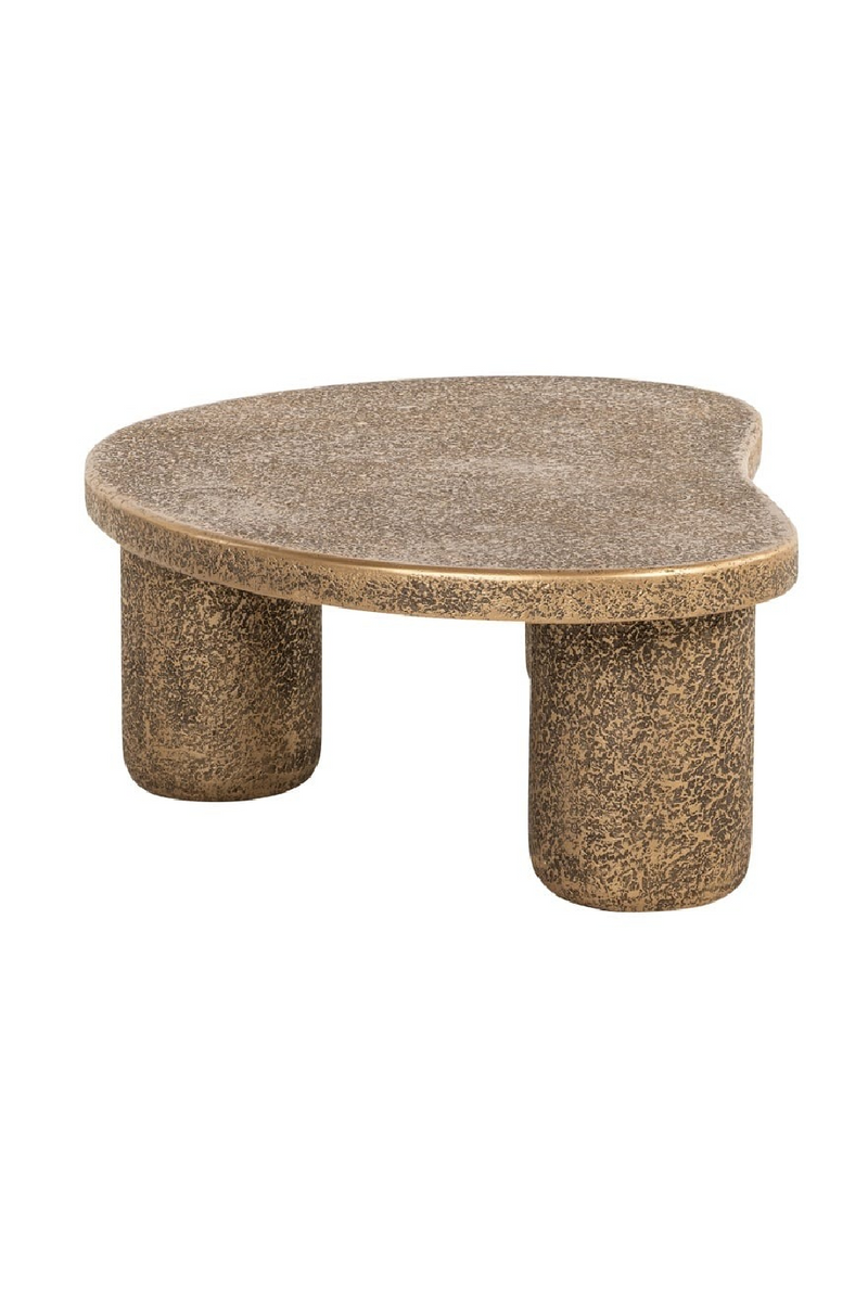Table basse en bronze texturé | Richmond Kenobi | OROA.fr
