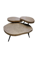 Table basse organique en bronze (ensemble de 3) | Richmond Symba | OROA.fr