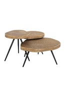 Table basse organique en bronze (ensemble de 3) | Richmond Symba | OROA.fr