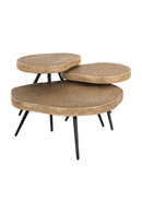 Table basse organique en bronze (ensemble de 3) | Richmond Symba | OROA.fr