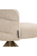 Fauteuil pivotant capitonné crème | Richmond Interiors Zendaya | OROA.fr