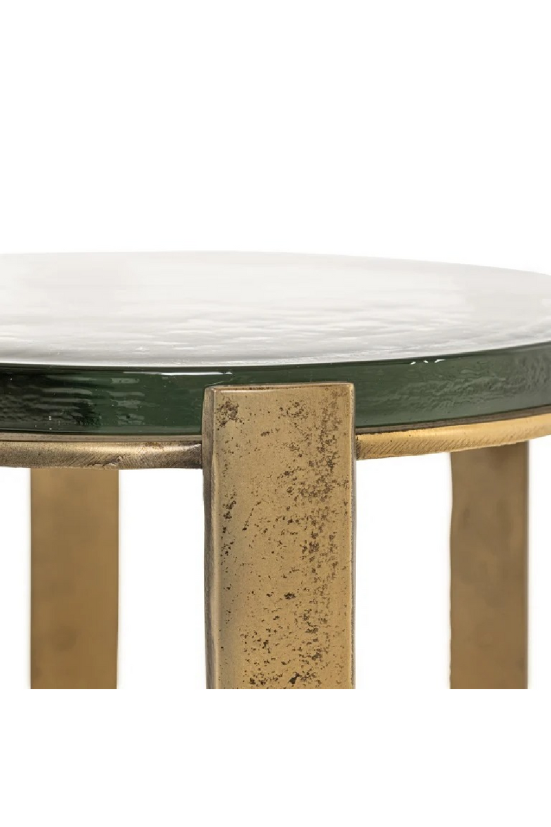 Table d’appoint à cadre doré | Richmond Rixo | OROA.fr