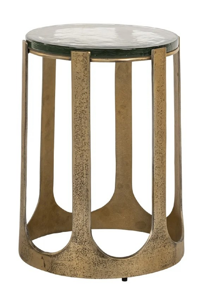 Table d’appoint à cadre doré | Richmond Rixo | OROA.fr