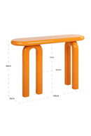 Table console à pieds arqués | Richmond Interiors Rascal | OROA.fr