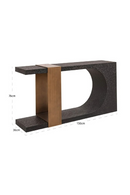 Console moderne en fer | Richmond Interiors Bazel | OROA.fr