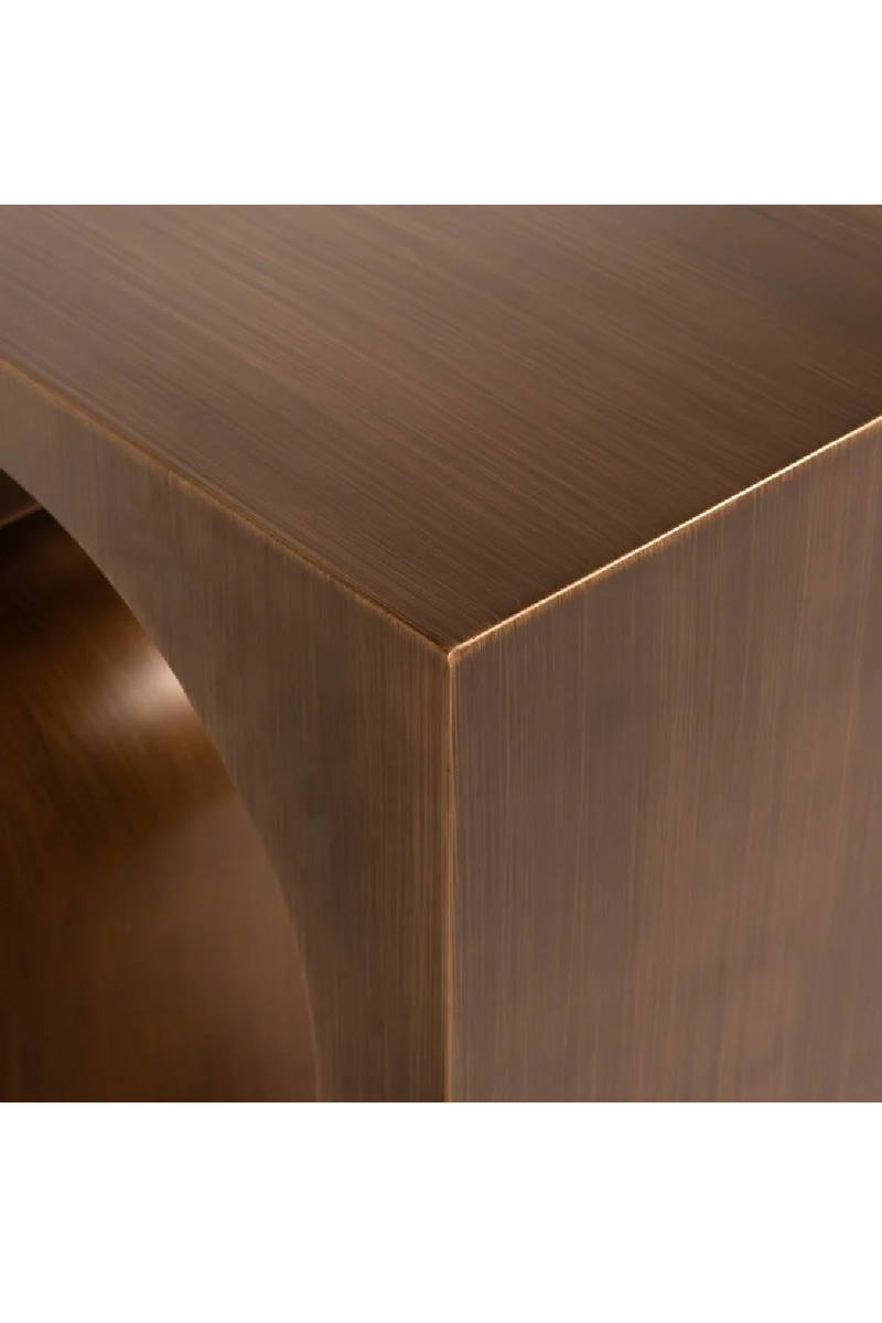 Console en or brossé | Richmond Interiors Lugano | OROA.fr