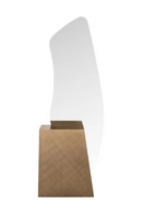 Miroir à base en or brossé | Richmond Interiors Mayla | OROA.fr