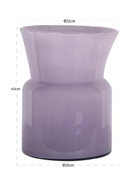 Vase sculptural en verre violet | Richmond Interiors Milan | OROA.fr