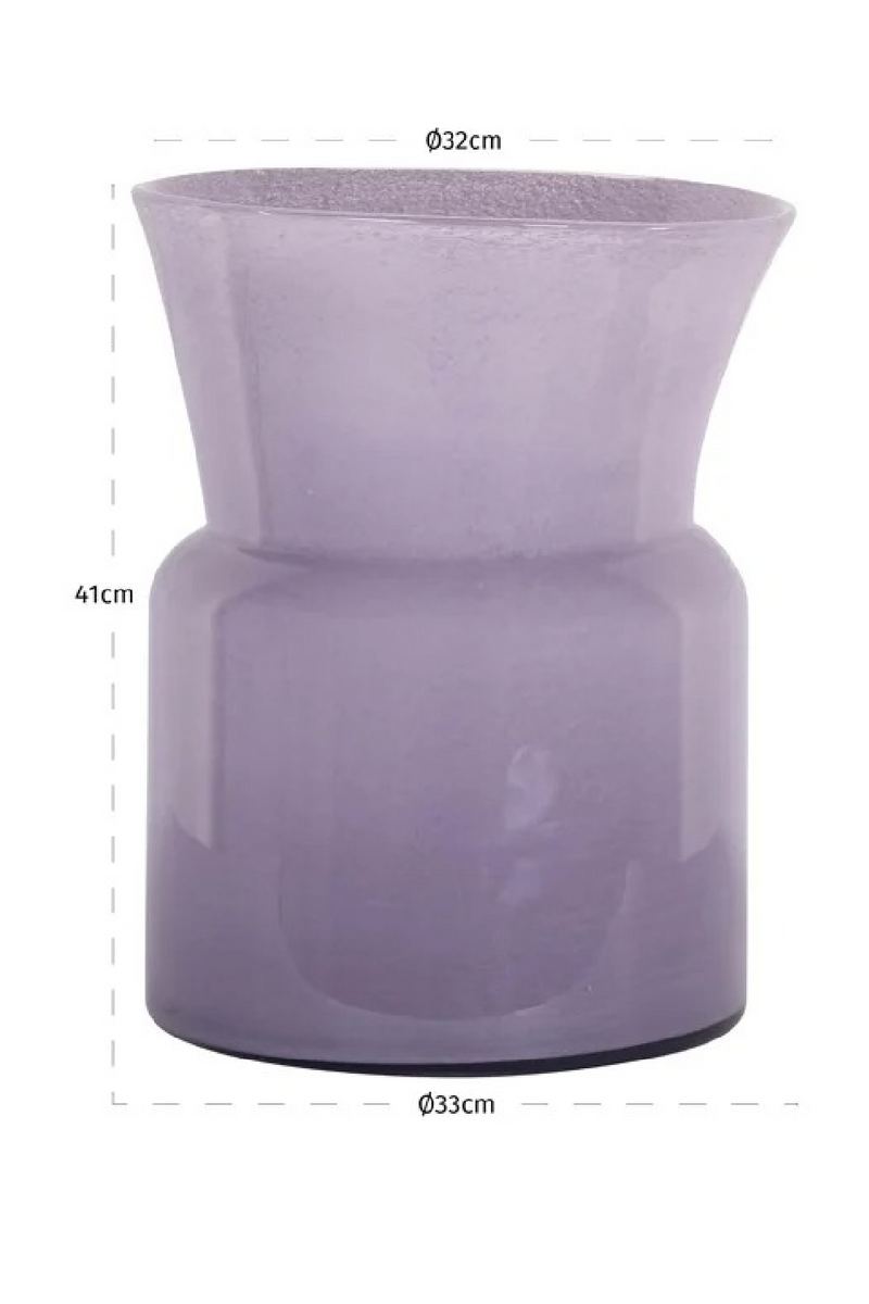 Vase sculptural en verre violet | Richmond Interiors Milan | OROA.fr