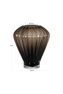 Vase En Verre Brun | Richmond Interiors Shani | OROA.fr