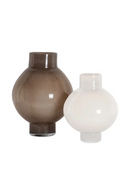 Vase rond en verre marron | Richmond Interiors Celina | OROA.fr