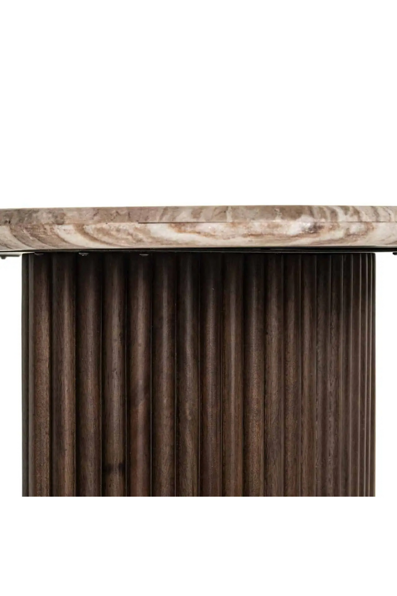 Bureau Courbé en Marbre | Richmond Interiors Rashford | OROA.fr