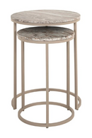 Tables d’appoint gigognes en marbre (2) | Richmond Interiors Fairfax | OROA.fr