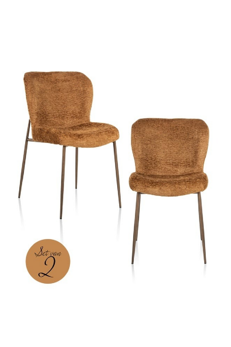 Ensemble de chaises de salle à manger rembourrées (2) | Richmond Interiors Odarby | OROA.fr