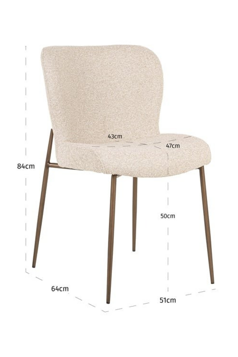 Ensemble de chaises de salle à manger rembourrées (2) | Richmond Interiors Odarby | OROA.fr
