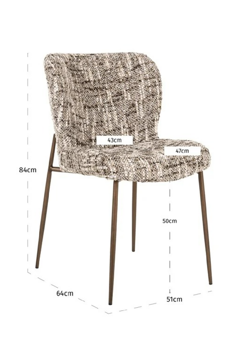 Ensemble de chaises de salle à manger rembourrées (2) | Richmond Interiors Odarby | OROA.fr