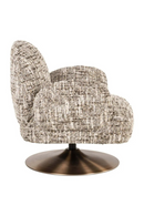 Fauteuil Pivotant De Salon Brun | Richmond Interiors Kagney | OROA.fr