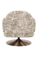 Fauteuil Pivotant De Salon Brun | Richmond Interiors Kagney | OROA.fr