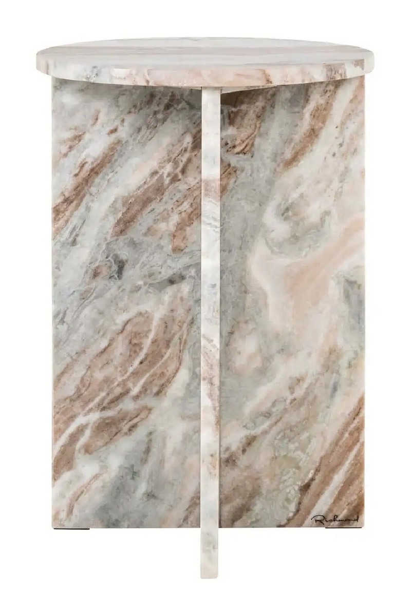 Table D’appoint en Marbre Rose | Richmond Interiors Vevey | OROA.fr