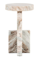 Table D’appoint en Marbre Brun | Richmond Interiors Sion | OROA.fr
