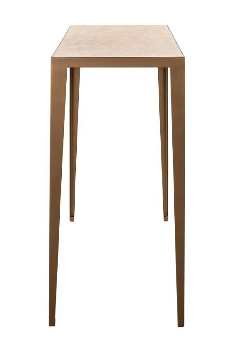 Console en porcelaine beige | Richmond Interiors Severine | OROA.fr