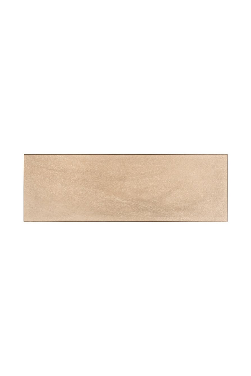 Console en porcelaine beige | Richmond Interiors Severine | OROA.fr